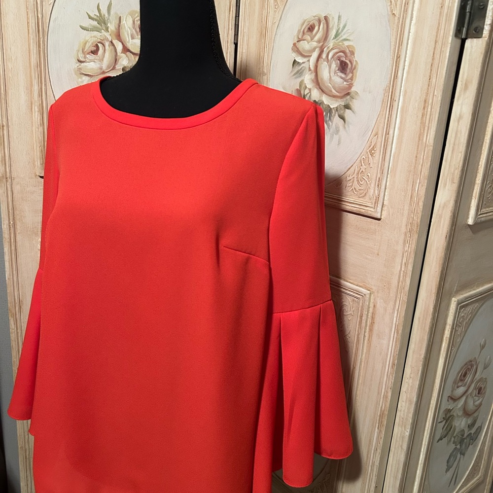 Elegant Women's Orange Blouse